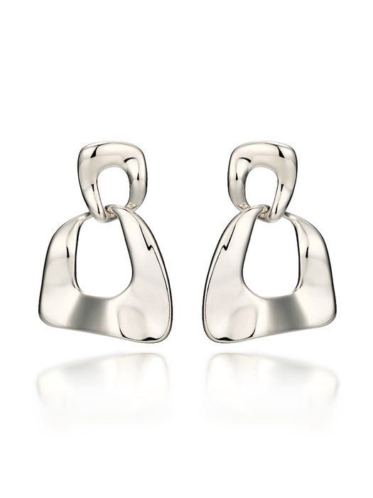 엔틱 드롭 실버 귀걸이 GISVEE062