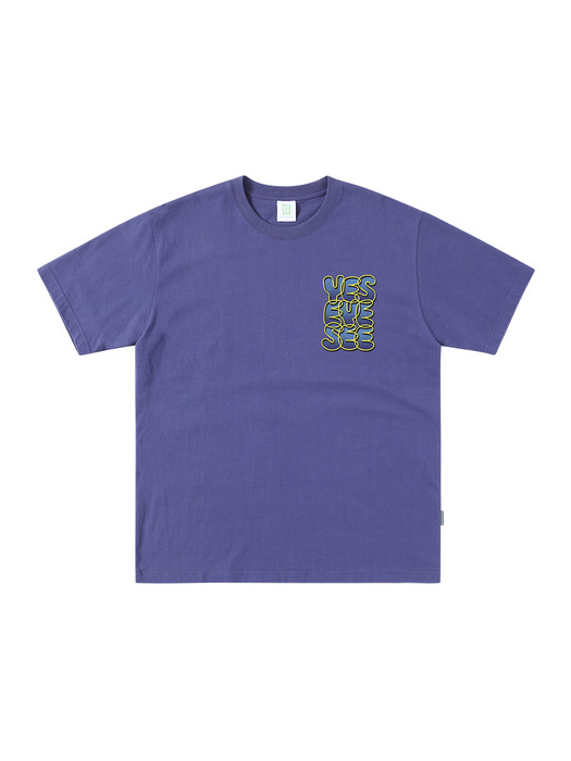 Y.E.S VTG Logo Tee Violet