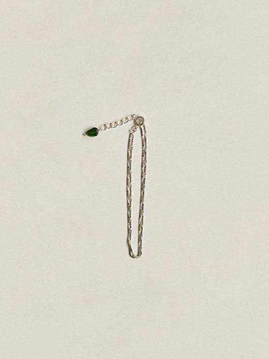 #Jade004 Green gemstone Bracelet