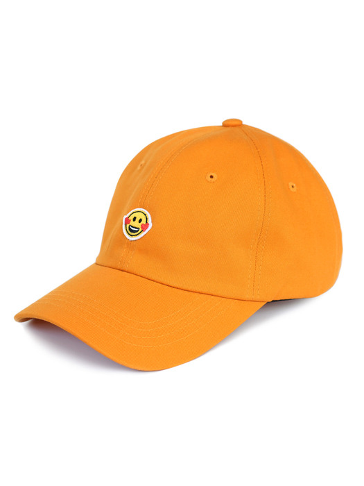 스마일 자수 와펜 볼캡 모자 (6color)