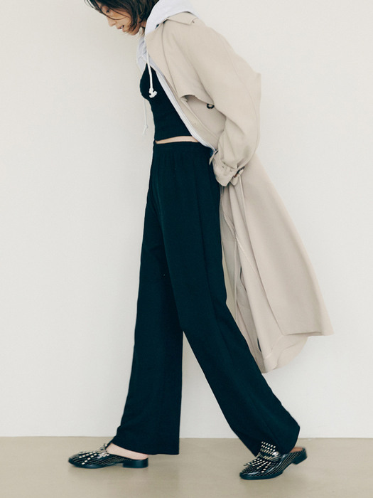 TAILORED KNIT PANTS