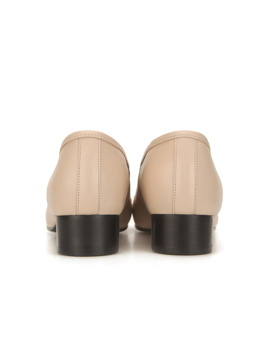 Pointed toe ballerina pumps | Beige