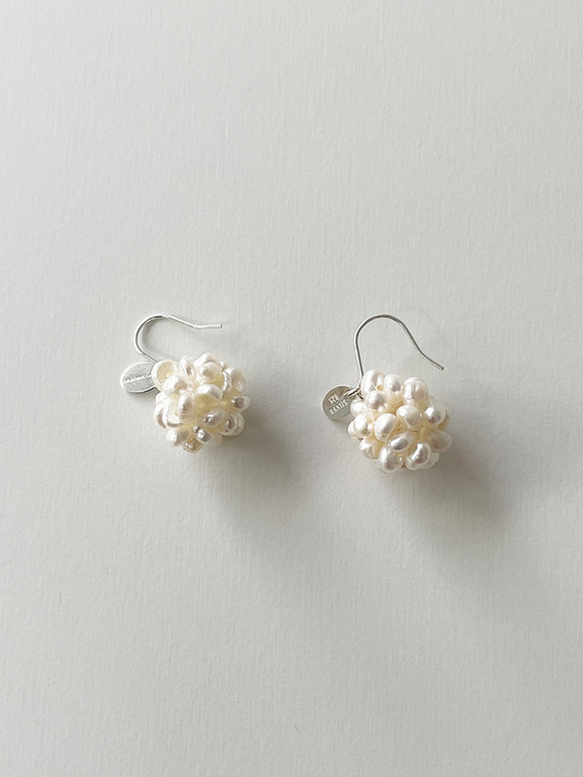 snow white earring (Silver 925)