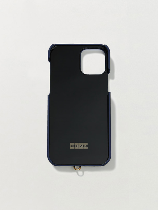 Phone Case with Leather Strap Liney Navy