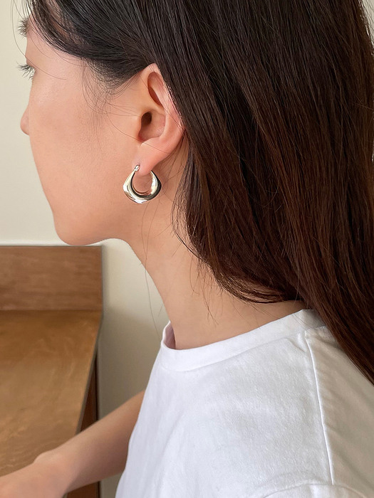 [silver925] filt earring