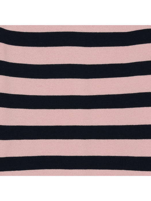 Pink Navy Stripe Crewneck_Pink