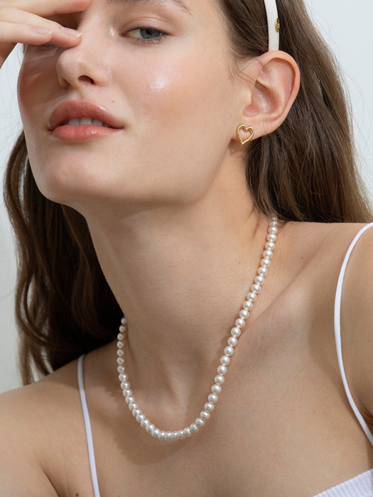 swarovski pearl classic necklace 6mm