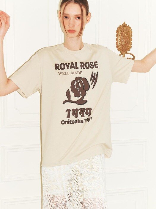 Royal Rose Tee Light Beige/Brown