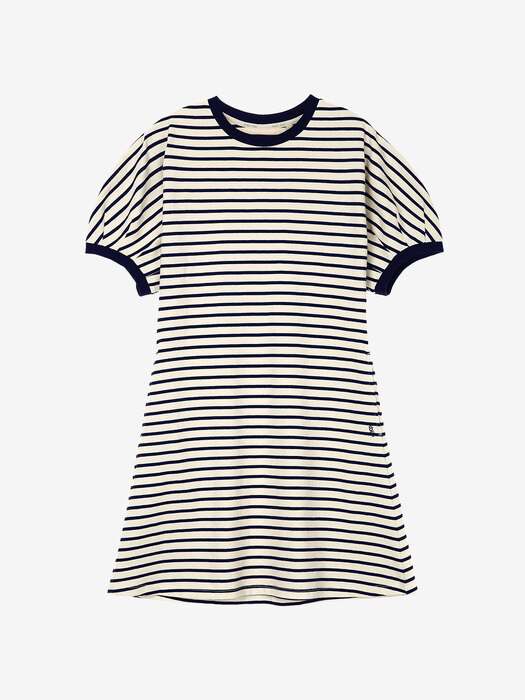 SEHWA Short dress (Navy stripe)