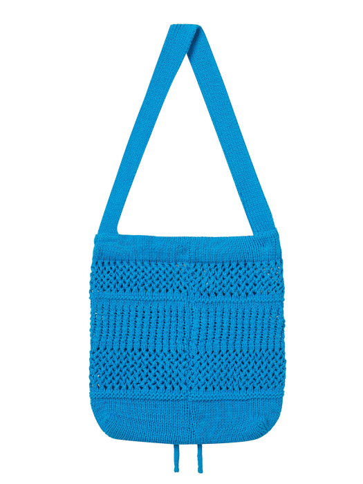 Crochet Bucket Bag_Teal Blue VC2236BG033M