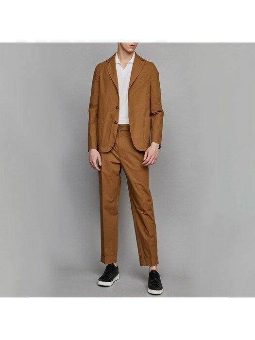 [OFFICINE GENERALE MEN] 카멜 단색 면 긴팔자켓 (GMSJ0E102CM)