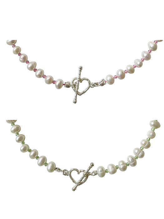 Pearl cupid necklace