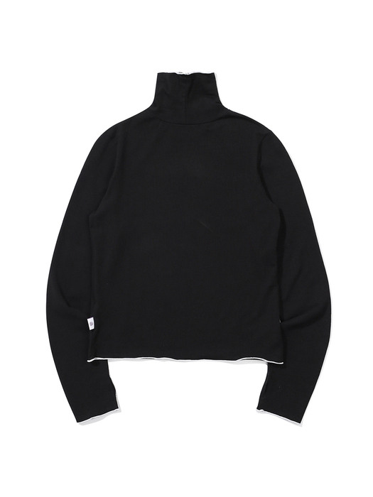 LINING WARMER TURTLENECK_BLACK