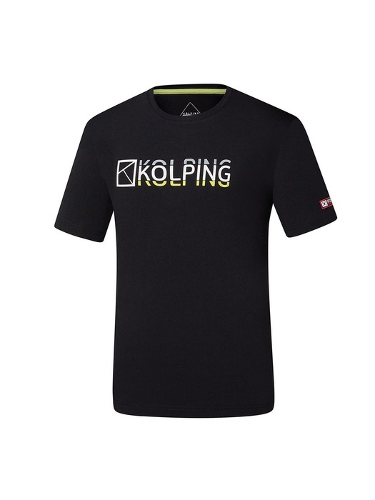 콜핑 와티 KST0562U 로고 프린팅 면 남성 여성 공용여름 등산 라운드 반팔 티셔츠