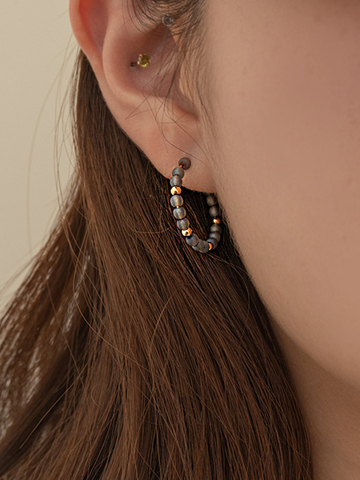Circle Beads Earring