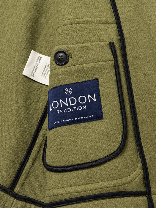 LONDON TRADITION Jackson Mens Short Jacket - Pickle 8.138