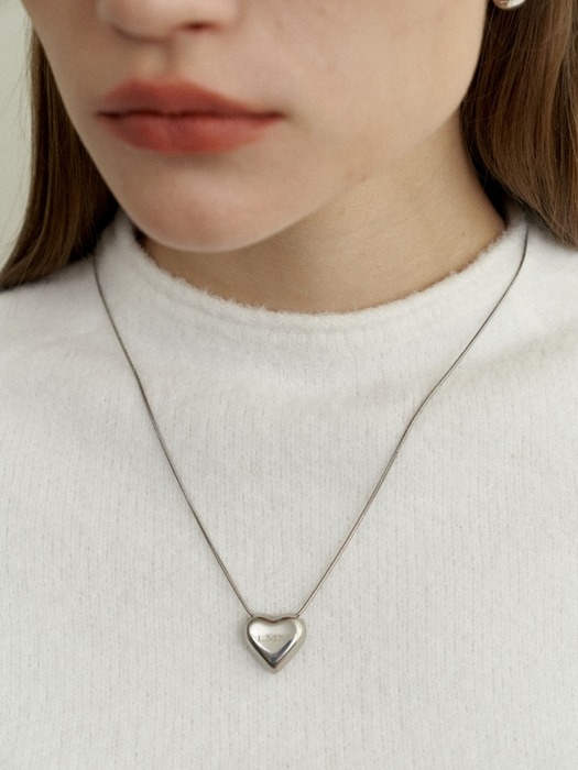 [Surgical] LMM Classic Heart Chain Necklace