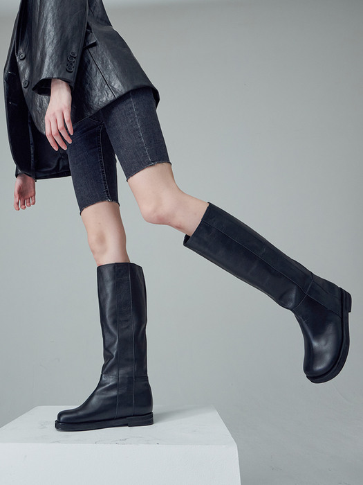 Bony long boots(Black)