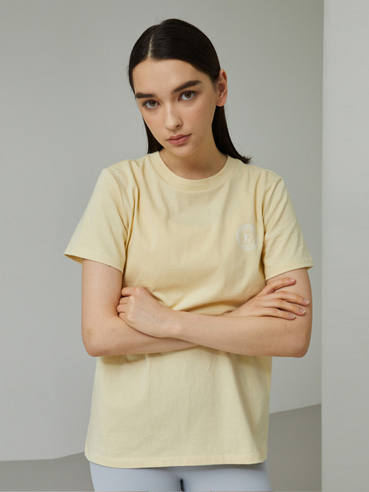 LOVEFORTY LOGO T-SHIRT YELLOW