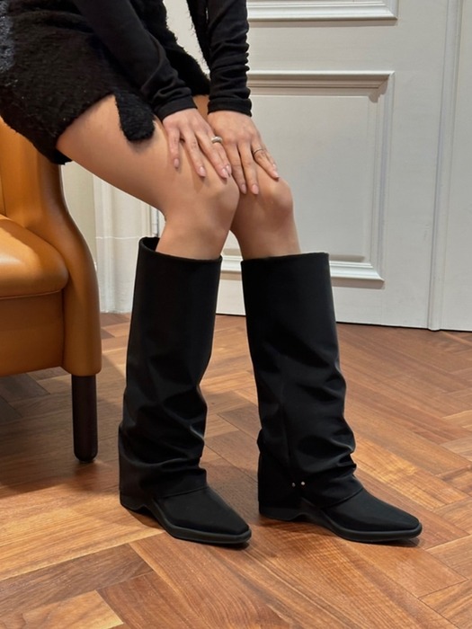 Hill Leg Warmer Long Boots black