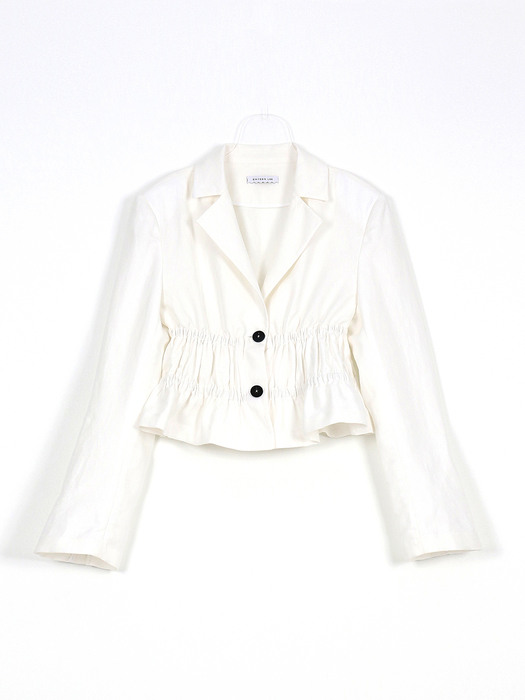 ELOY Crop Jacket - White