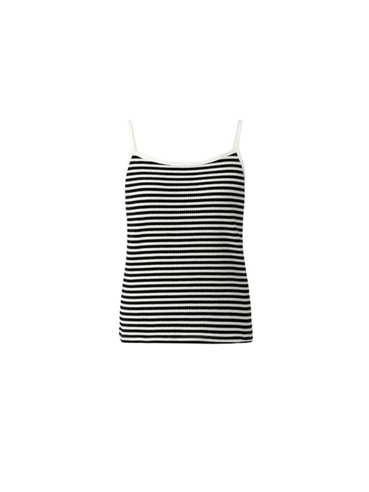 Ribbed stripe sleeveless - 2colors