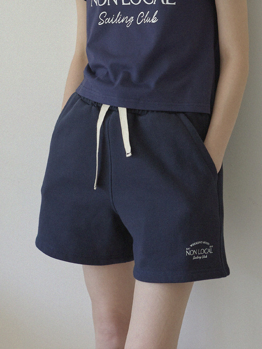 Sailing Club Sweat Shorts - Navy