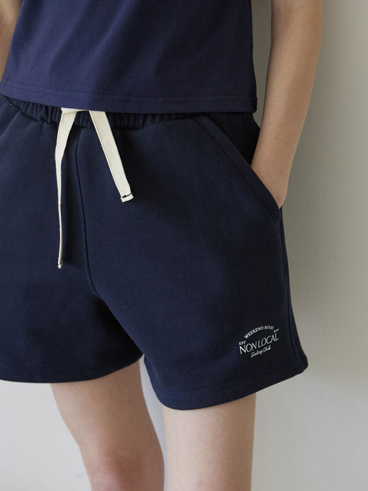 Sailing Club Sweat Shorts - Navy