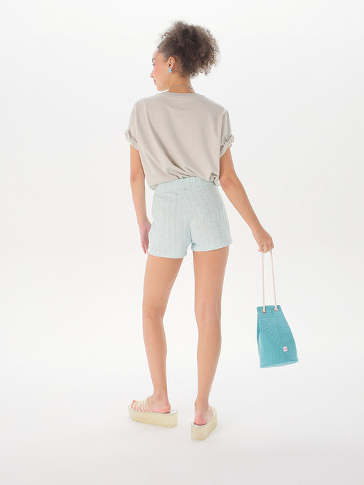Candy Knit shorts_Light Blue