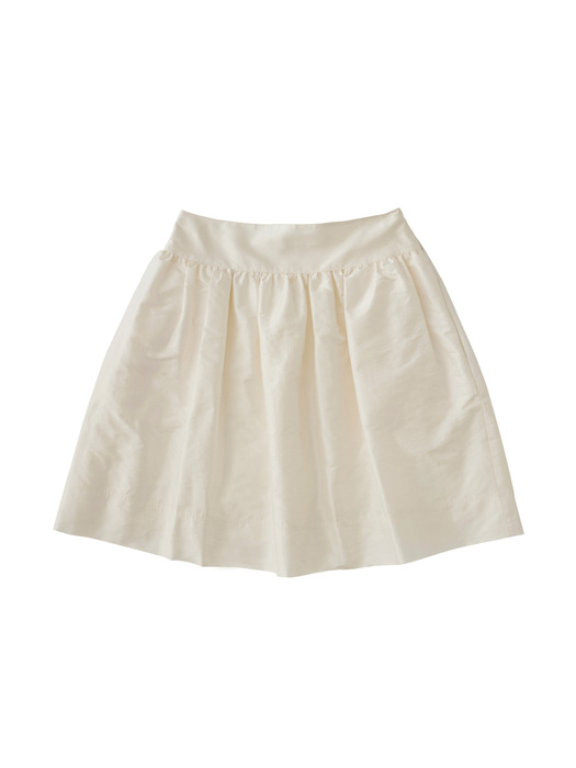 [EXCLUSIVE] Rosa Flare Skirt White