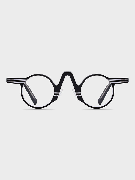RECLOW ACETATE PES-2 BLACK STRIPE GLASS 안경