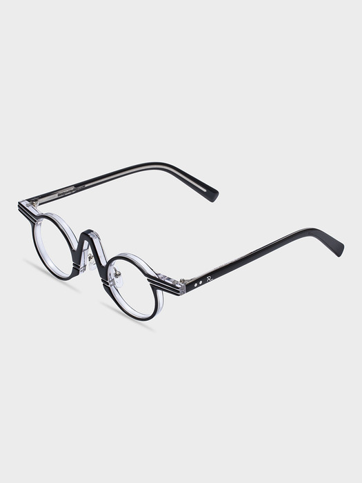 RECLOW ACETATE PES-2 BLACK STRIPE GLASS 안경