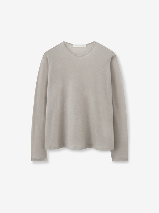tencel basic t-shirt_light gray