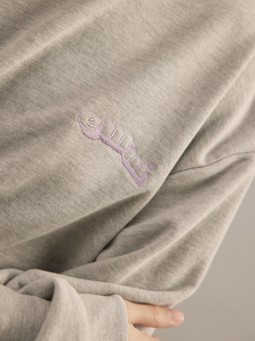 emm Logo Sweatshirt Gray