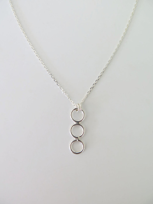 bubble silver necklace(버블 실버목걸이)