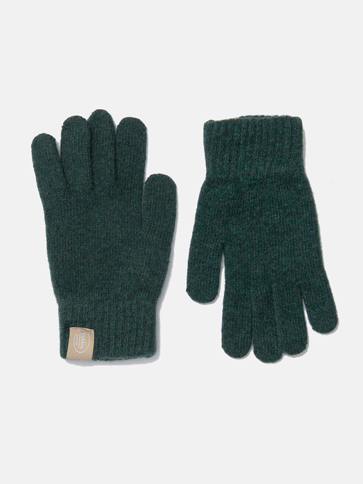 basic wool gloves (G001_dark green)