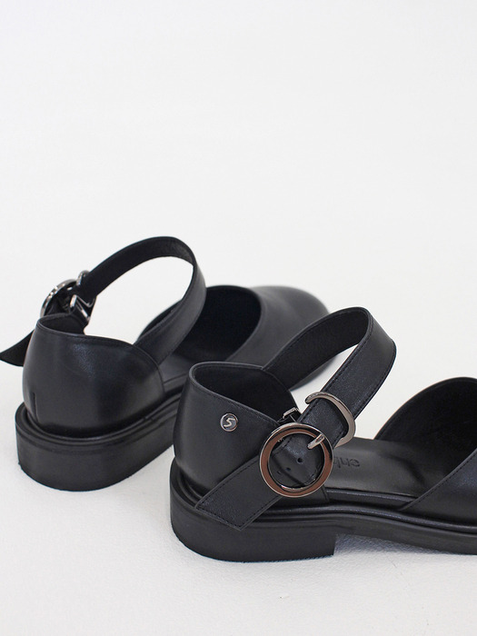 Alegna round maryjane shoes_black