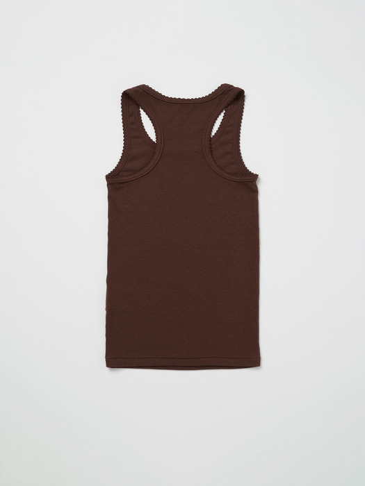 Via Simple lace sleeveless (Brown)