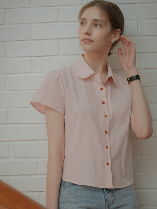 Rosie puff sleeve blouse_Pink
