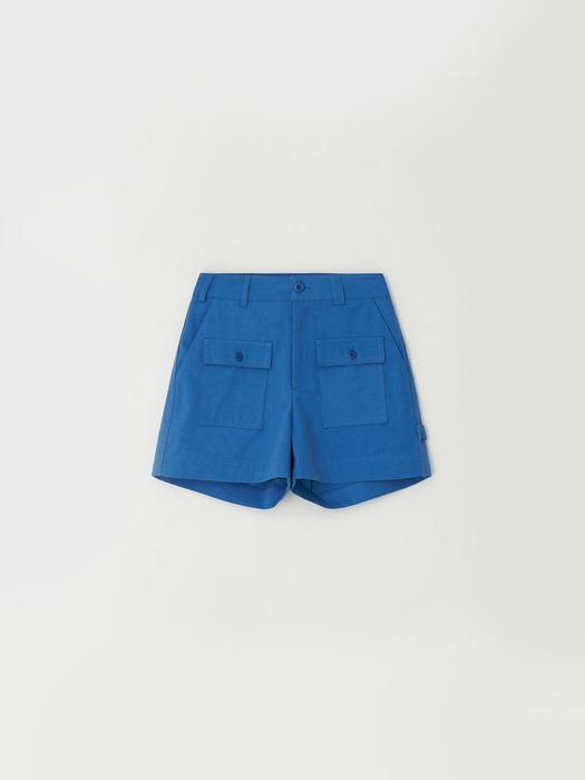 pocket shorts - summer blue