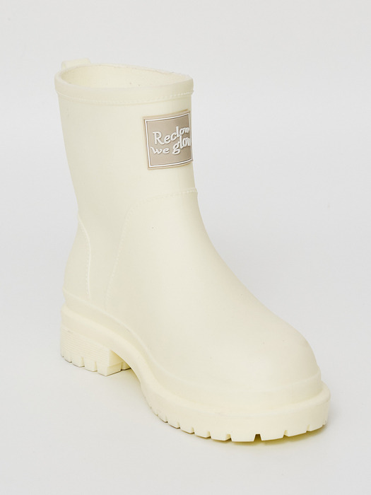 레인부츠 RE-RAIN BOOTS IVORY