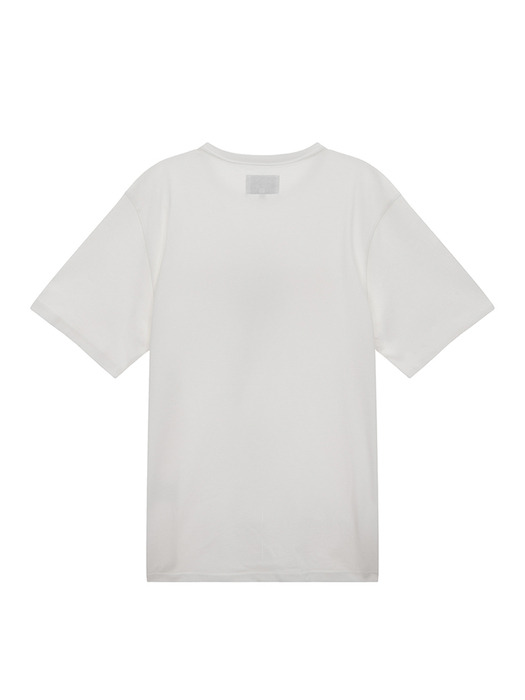 MATIN REVERSE PATCH LOGO TOP IN WHITE