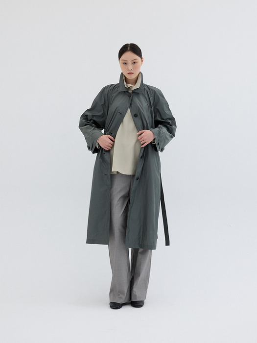 LIGHT WEIGHT TRENCH COAT_KHAKI GREY