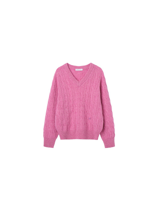 V-neck Wholegarment Knit Pullover VC2499PO902M