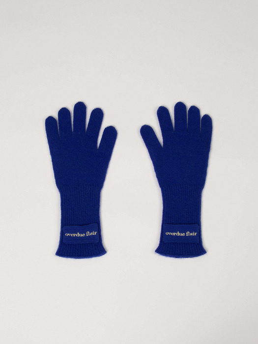 SOFT CASHMERE GLOVES _COBALT BLUE