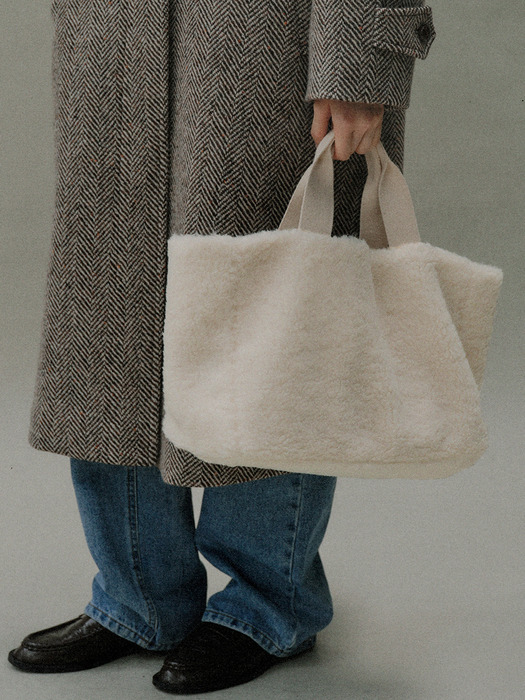 shearing tote bag (2colors)