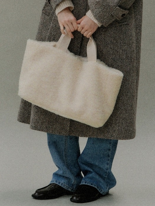 shearing tote bag (2colors)