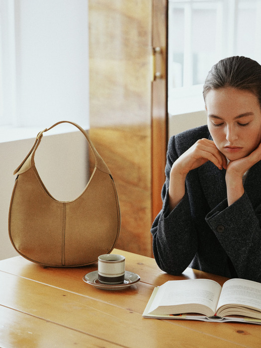 [단독]ROUND MIELE HOBO BAG_4COLORS