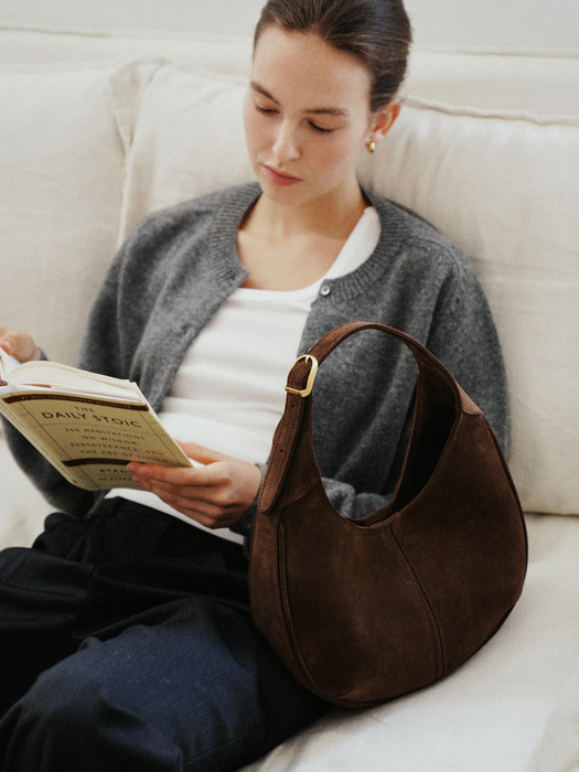 [단독]ROUND MIELE HOBO BAG_4COLORS