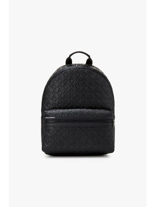 ARMANI EXCHANGE  남성 디보싱 로고 패턴 백팩( A415170003) 블랙